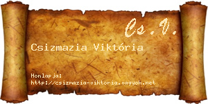 Csizmazia Viktória névjegykártya